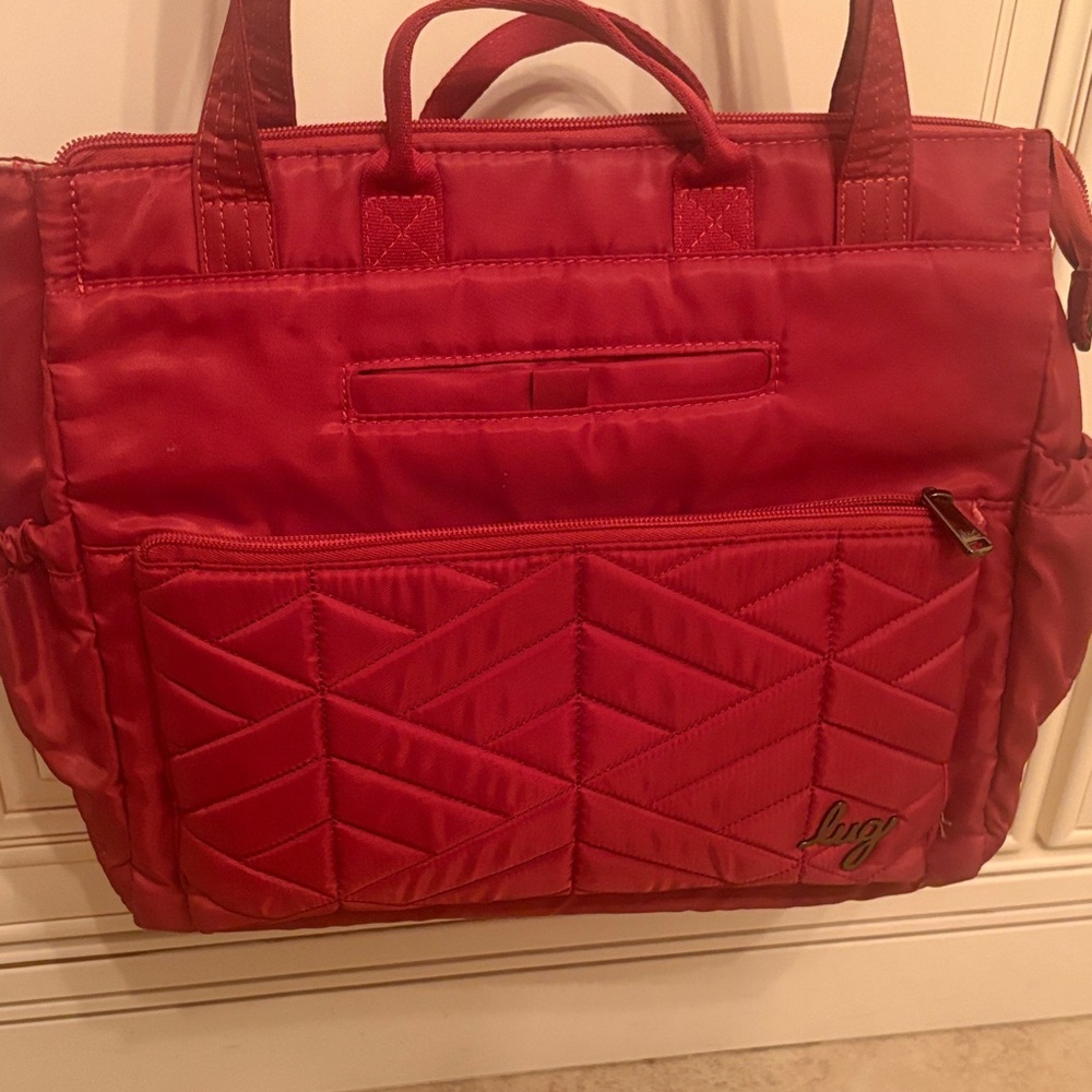 Maroon Large Lug Bag
